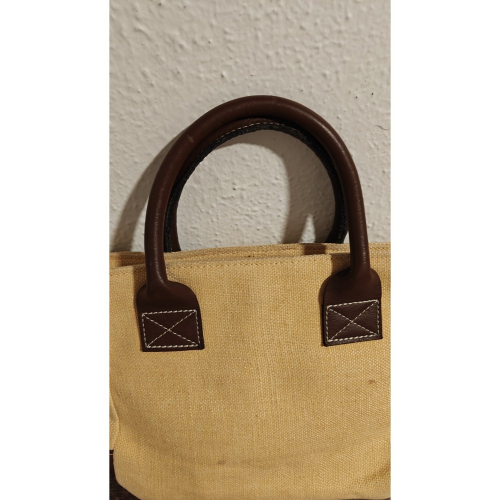 Chris Birchfield  Woven Bag Leather Trim - Picture 11 of 13